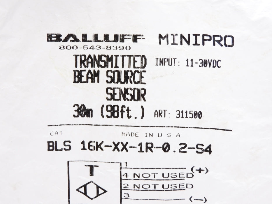 BALLUFF BLS16K-XX-1R-0.2-S4 NSMP