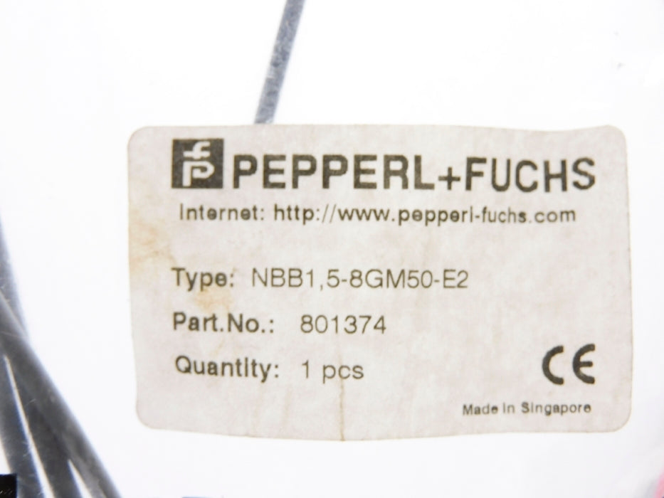 PEPPERL+FUCHS NBB1,5-8GM50-E2  801374 NSMP