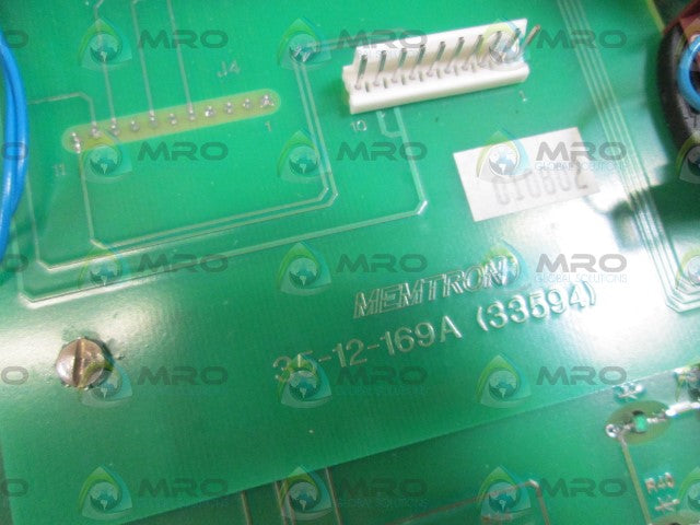MENTRON OPERATOR INTERFACE PANEL 35-12-169 (33594) *USED*