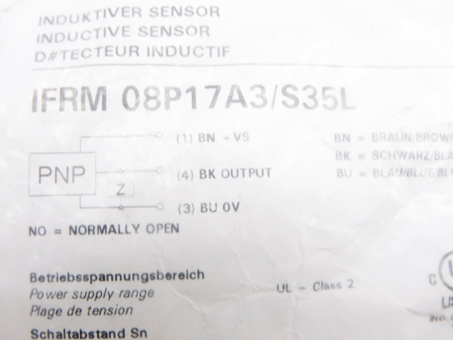 BAUMER IFRM08P17A3/S35L NSNP
