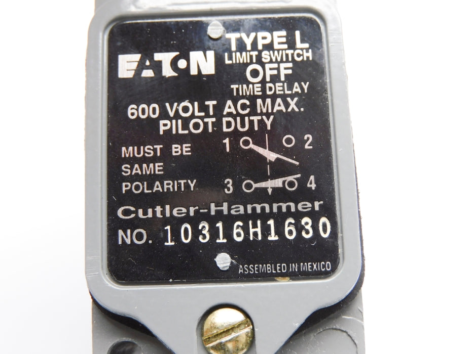 CUTLER HAMMER 10316H1630 SER. A NSMP