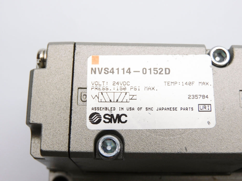 SMC NVS4114-0152D 24VDC 150PSI NSNP