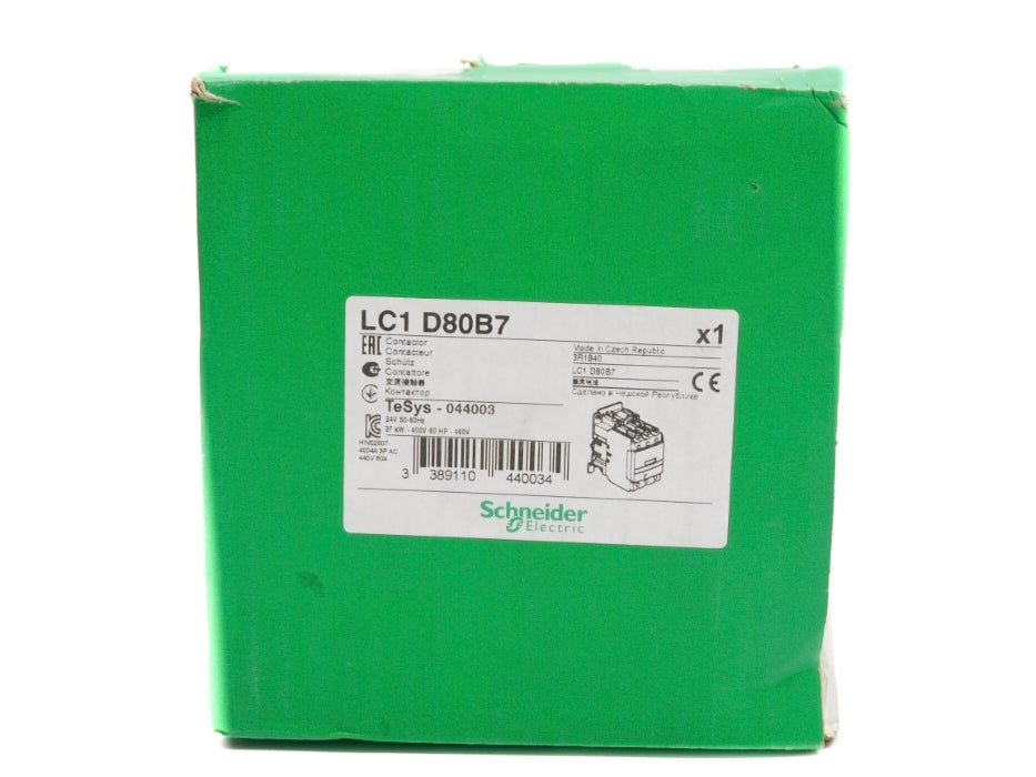 SCHNEIDER ELECTRIC LC1D80B7 24V NSMP