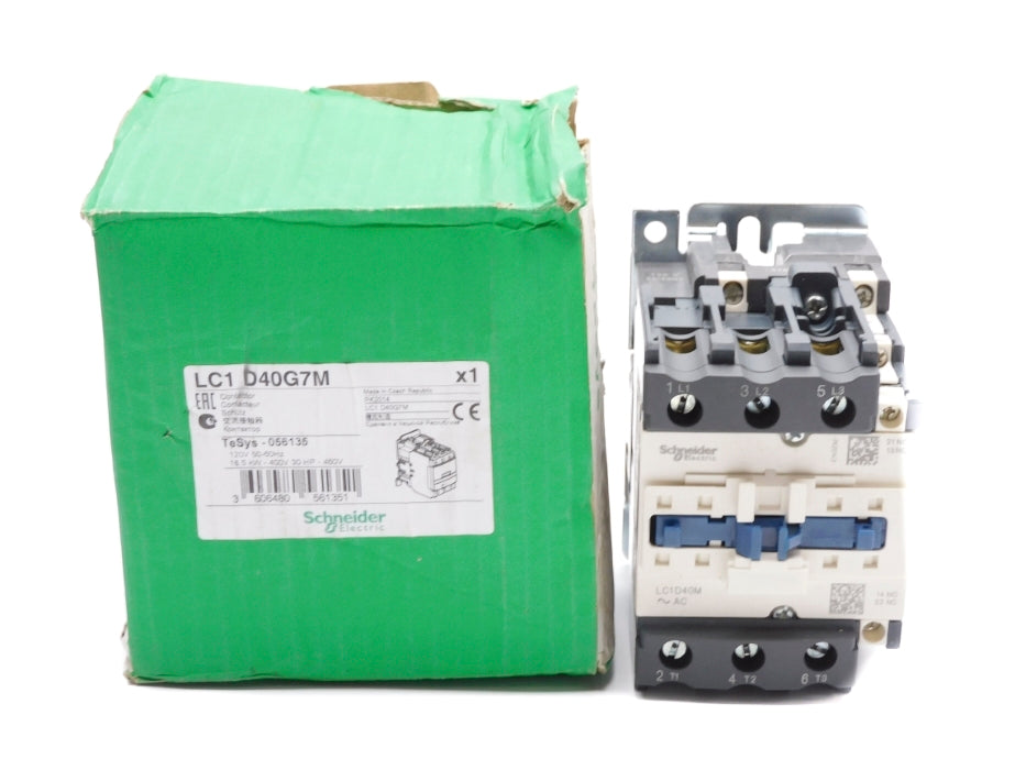 SCHNEIDER ELECTRIC LC1D40G7M 120V NSMP