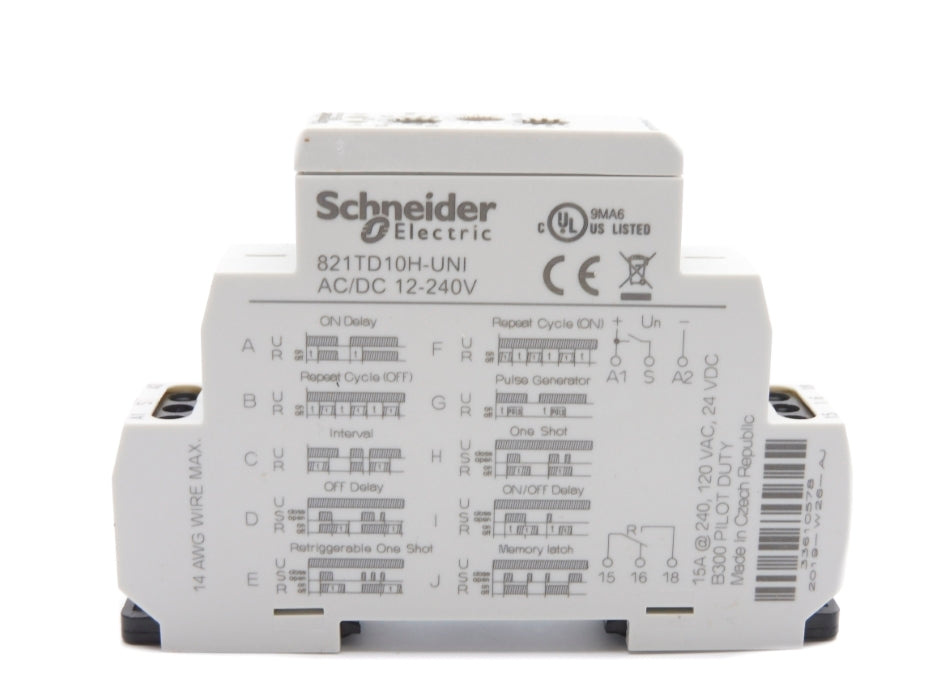 SCHNEIDER ELECTRIC 821TD10H-UNI 240VAC/DC NSMP