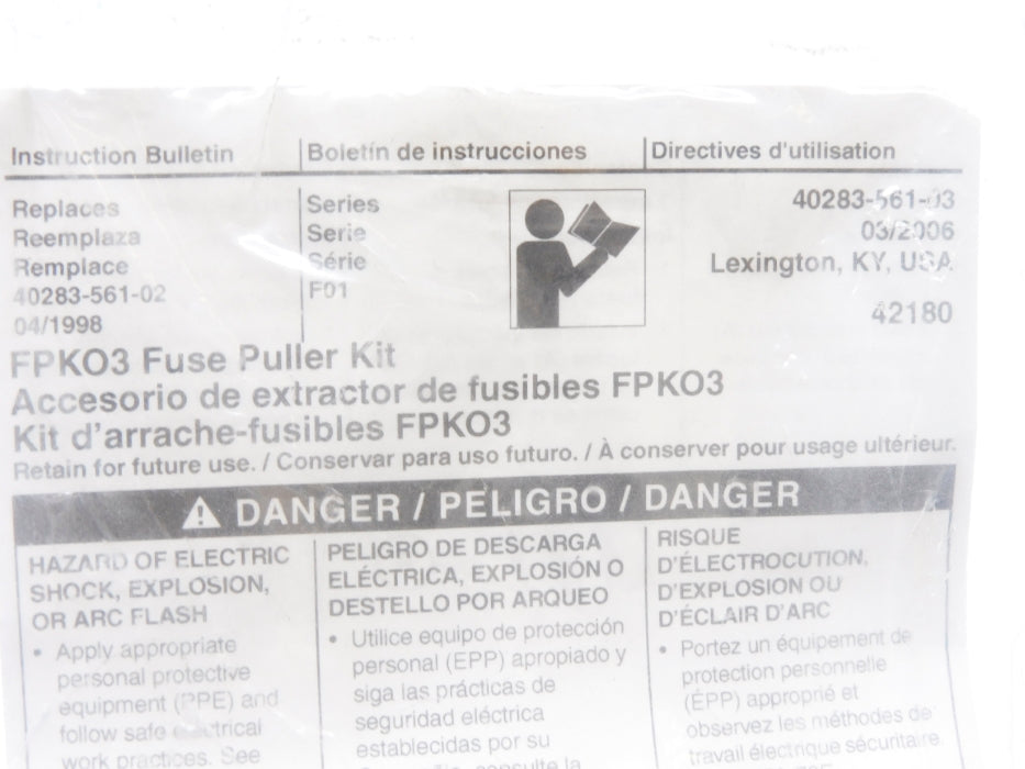 SQUARE D FPKO3 SER. F01 NSMP