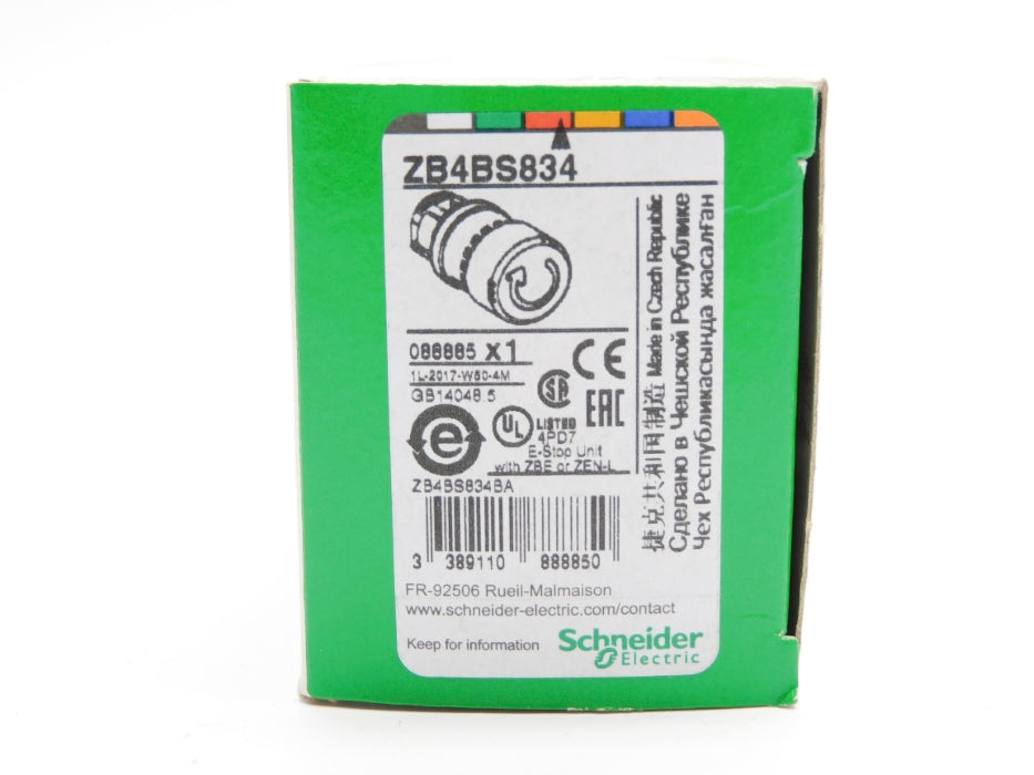 SCHNEIDER ELECTRIC ZB4BS834 NSMP