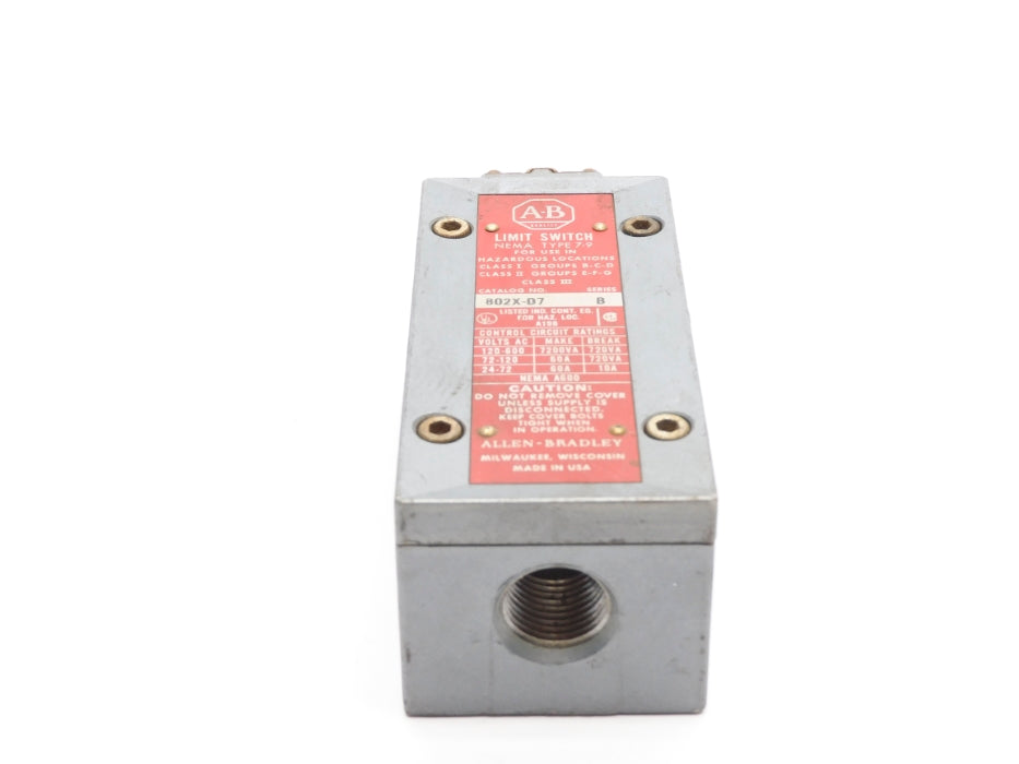 ALLEN BRADLEY 802X-D7 SER. B UNMP
