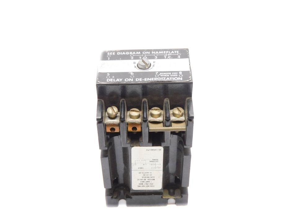 GENERAL ELECTRIC CR122AT01431 .2-20S 110/125VAC/DC UNMP