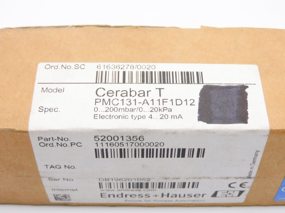 ENDRESS+HAUSER PMC131-A11F1D12 NSMP