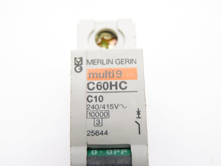 MERLIN GERIN C60HC-C10 25644 10A 240/415V NSNP