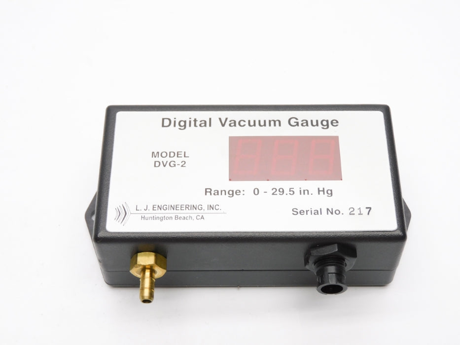 L.J. ENGINEERING DVG-2 0-29.9"HG NSMP