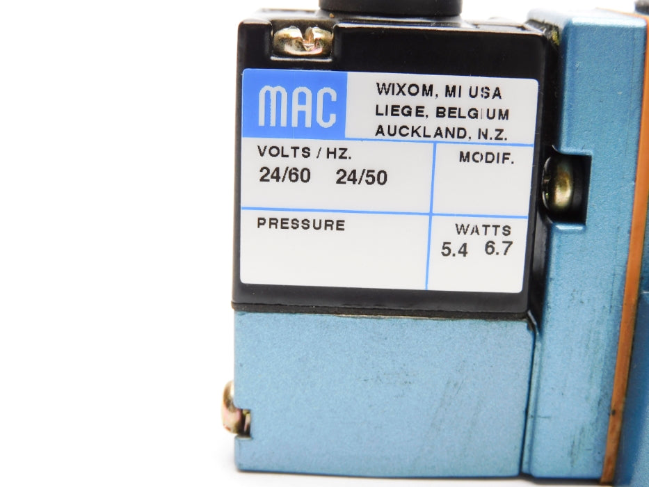 MAC 6221C-000-PM-221DA 24/60 24/50 150PSI NSNP