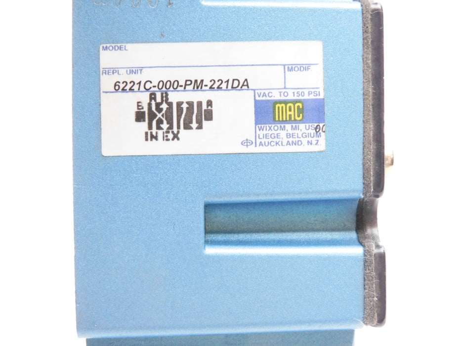 MAC 6221C-000-PM-221DA 24/60 24/50 150PSI NSNP