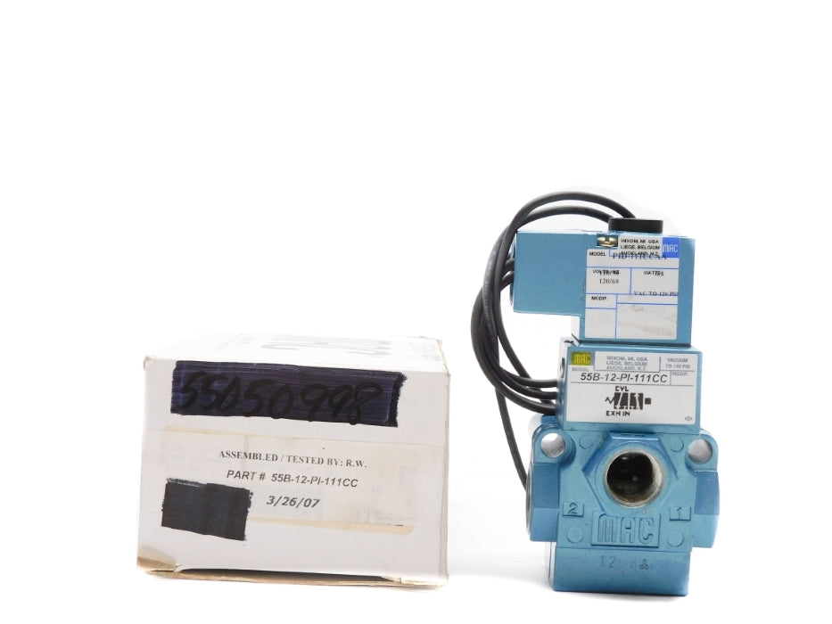 MAC 55B-12-PI-111CC 120/60 110/50 120PSI NSMP