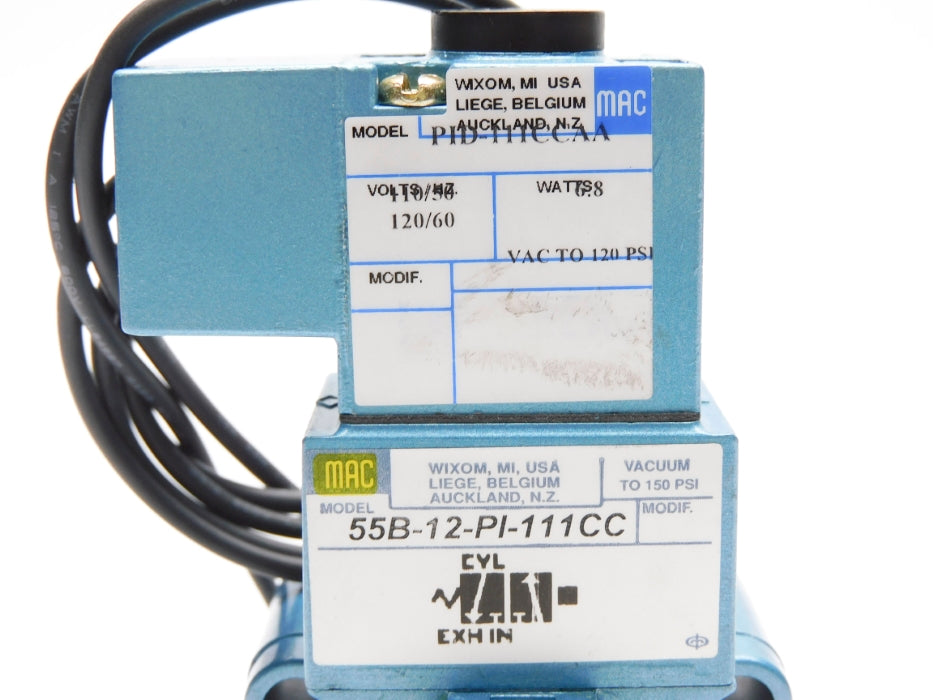 MAC 55B-12-PI-111CC 120/60 110/50 120PSI NSMP