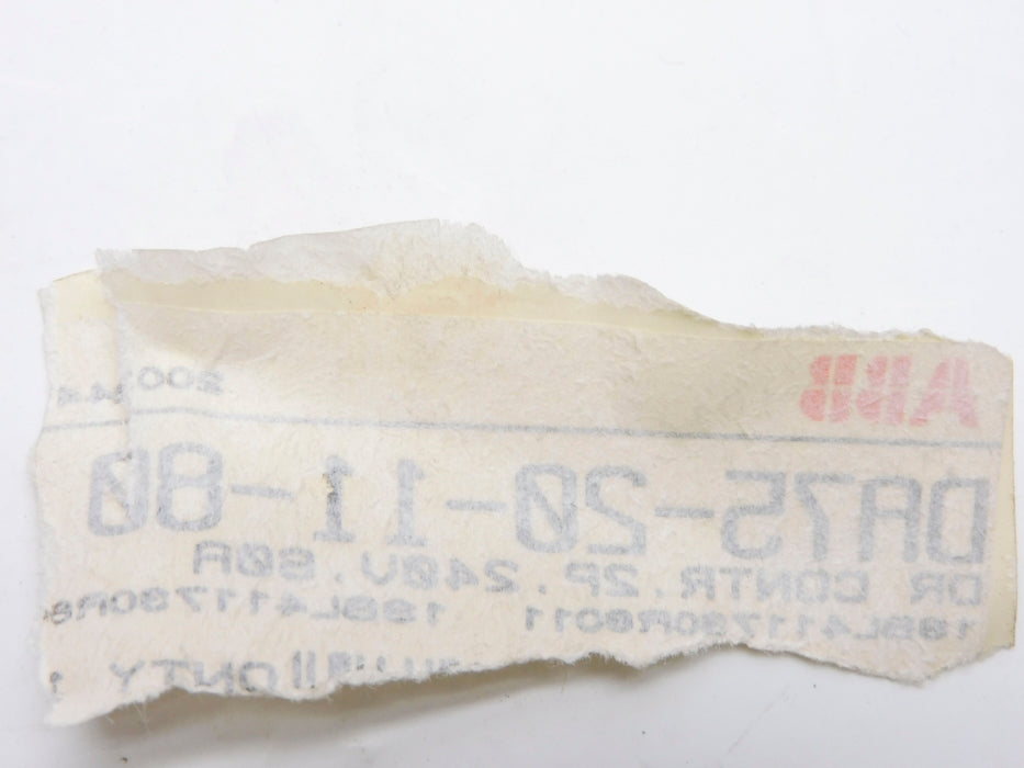 ABB DA75-20-11-80 240V NSMP