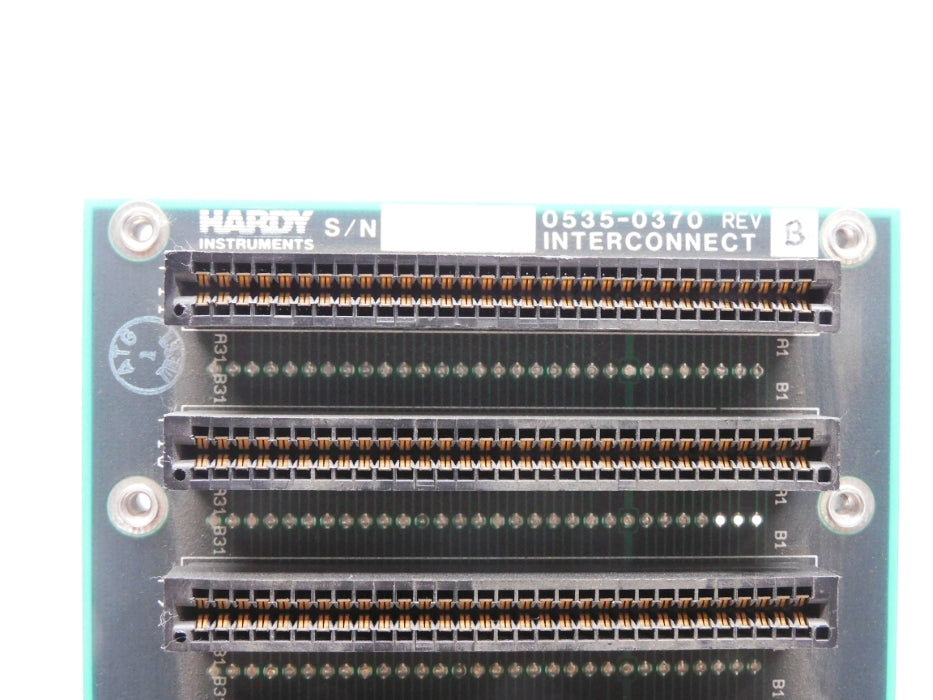 HARDY INSTRUMENTS 0535-0370 REV. B NSNP