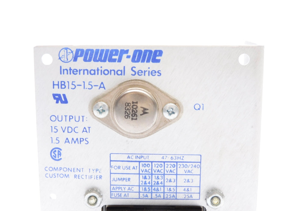 POWER-ONE HB15-1.5-A NSMP