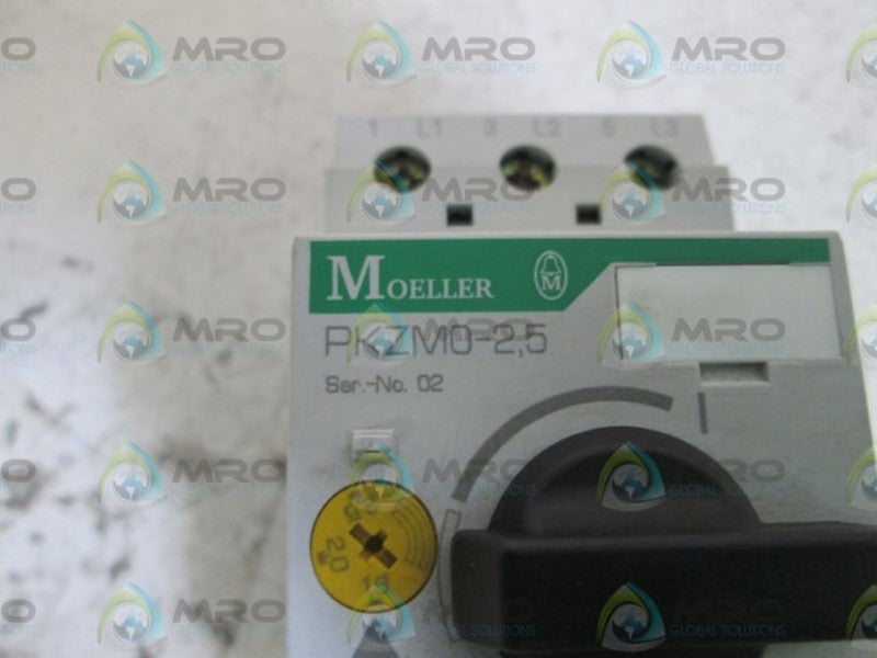 KLOCKNER MOELLER PKZM0-2,5 MANUAL MOTOR STARTER 1.6-2.5A *NEW NO BOX*