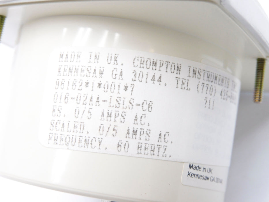 CROMPTON INSTRUMENTS 016-02AA-LSLS-C6 0/5-AAC NSMP