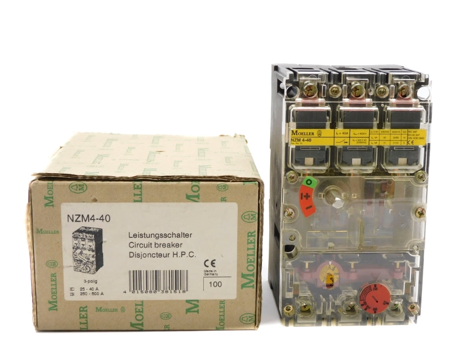 KLOCKNER MOELLER NZM4-40 40A 500VAC NSMP