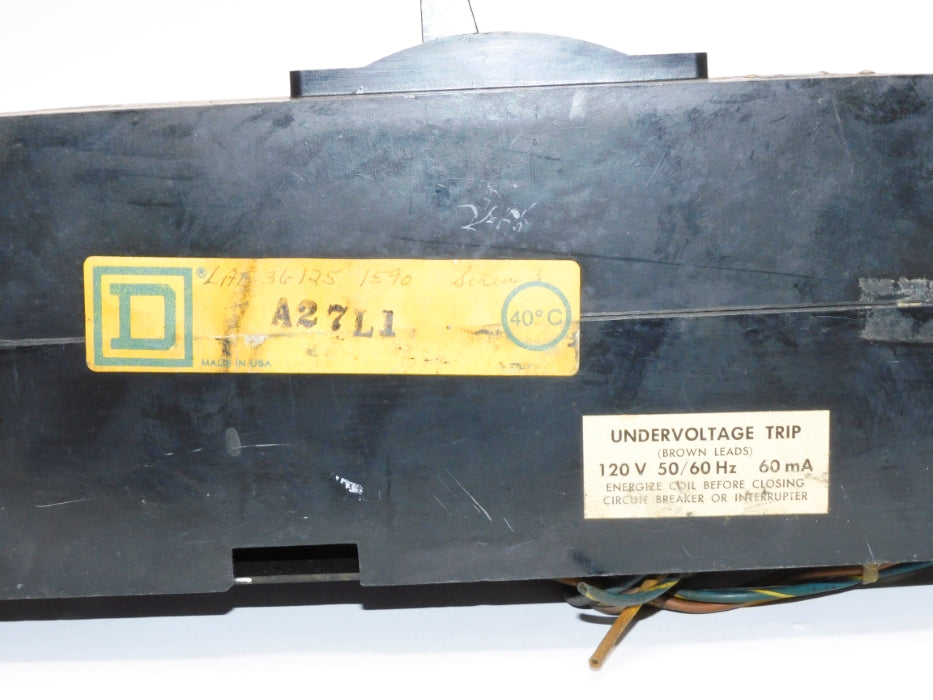 SQUARE D LAL36125 125A 600VAC UNMP