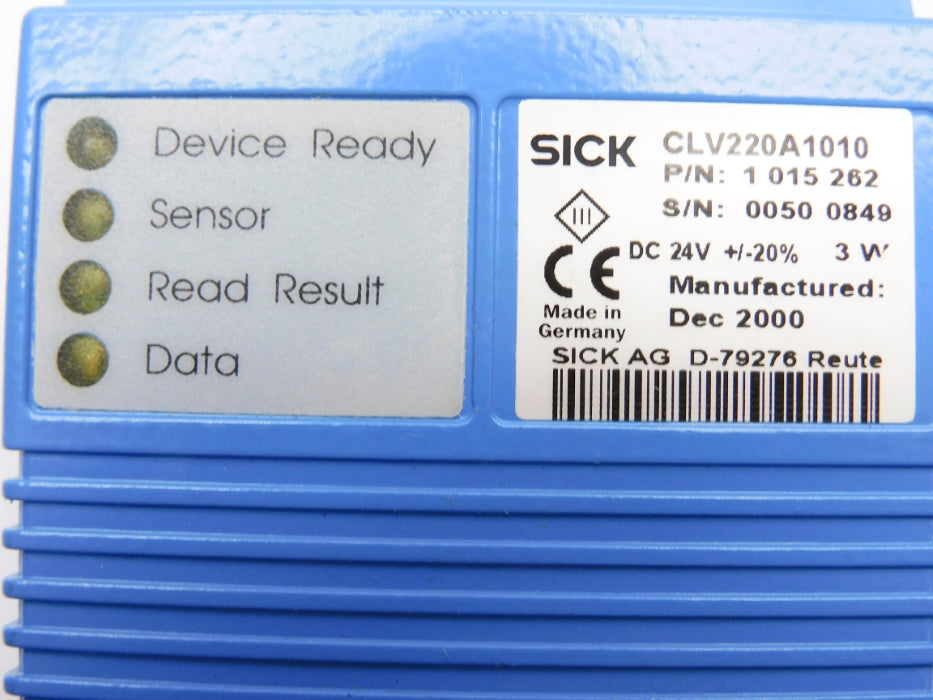 SICK CLV220A1010 1015262 NSMP