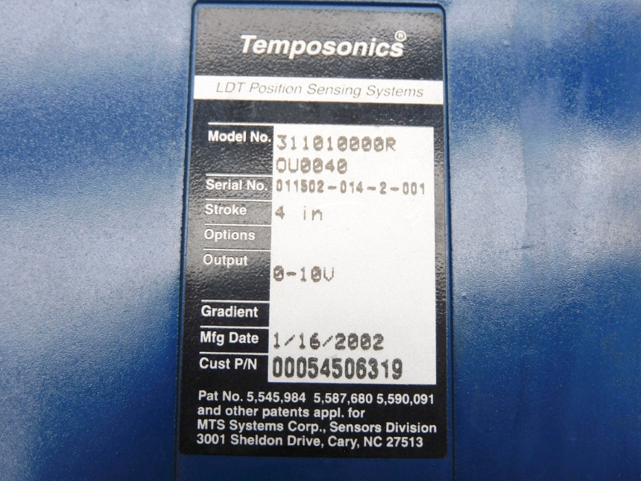 TEMPOSONICS 311010000ROU0040 NSNP