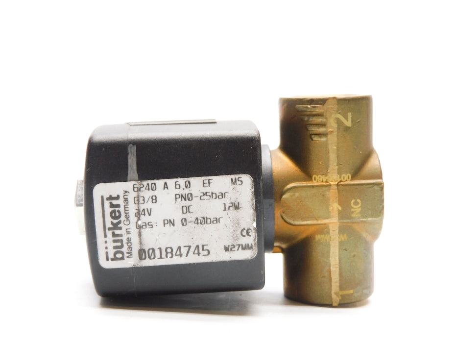 BURKERT 6240A6,0EFMSG3/8 00184745 24VDC 5/8" NSNP