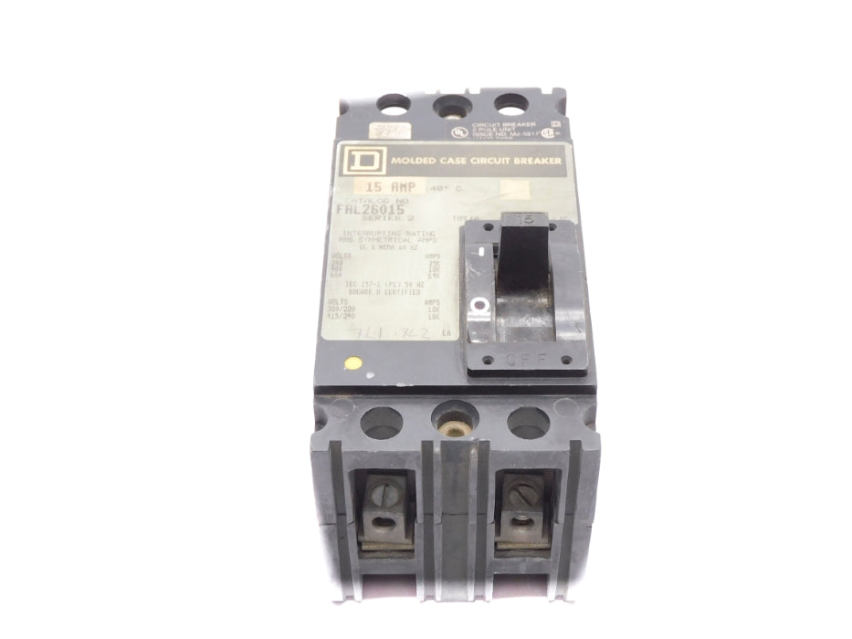 SQUARE D FAL26015 SER. 2 15A 600V (GREY) UNMP