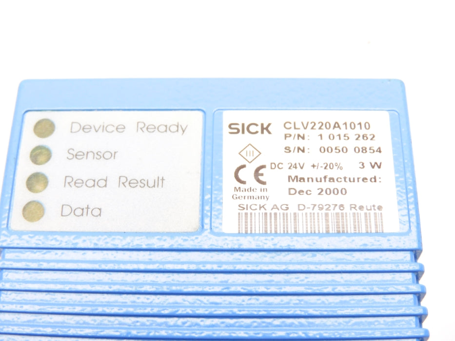 SICK CLV220A1010 1015262 24VDC NSNP