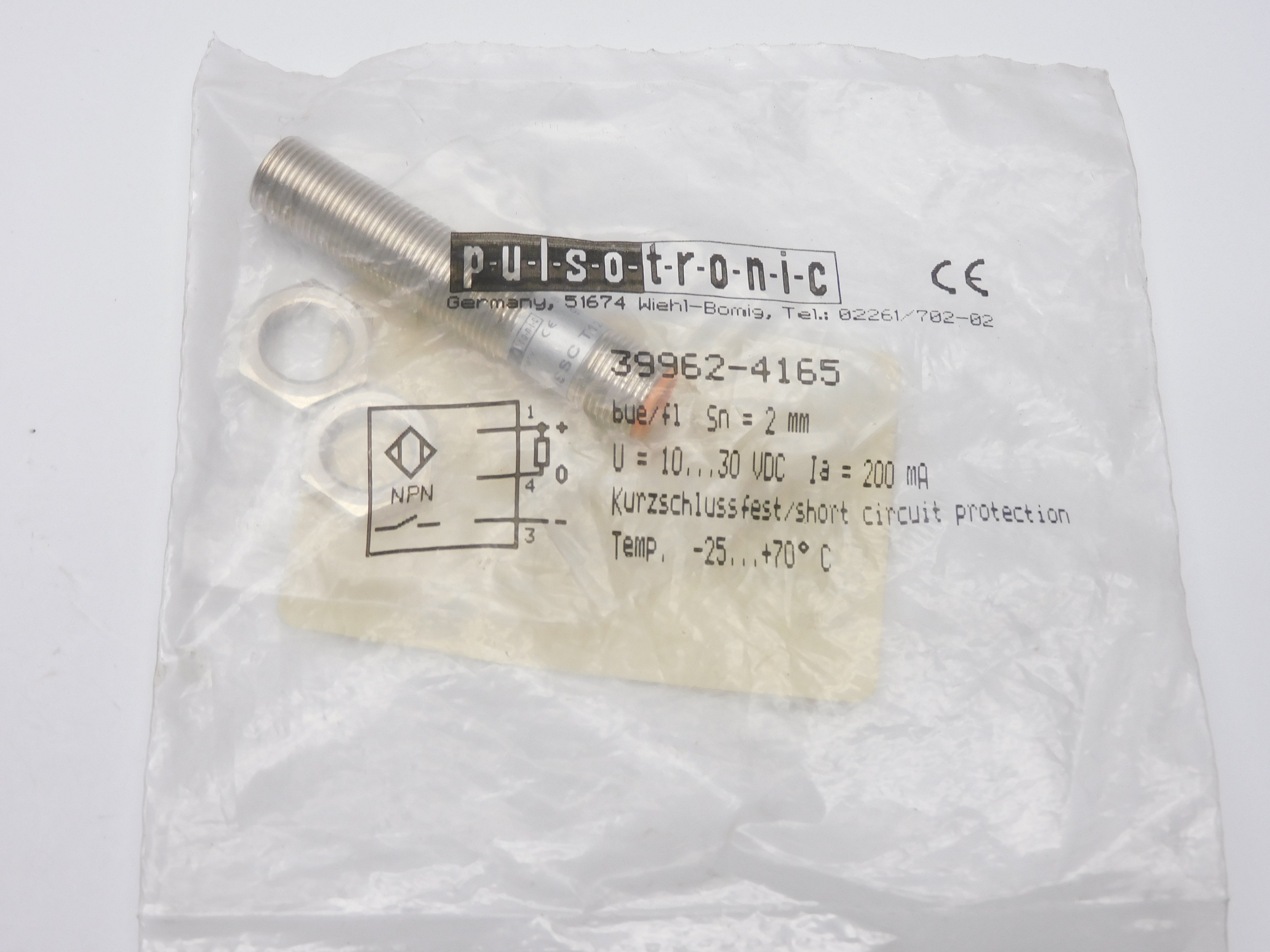 ALTECH ITBN-M12-S2.0-FL-1030VDC 39962-4165 NSMP