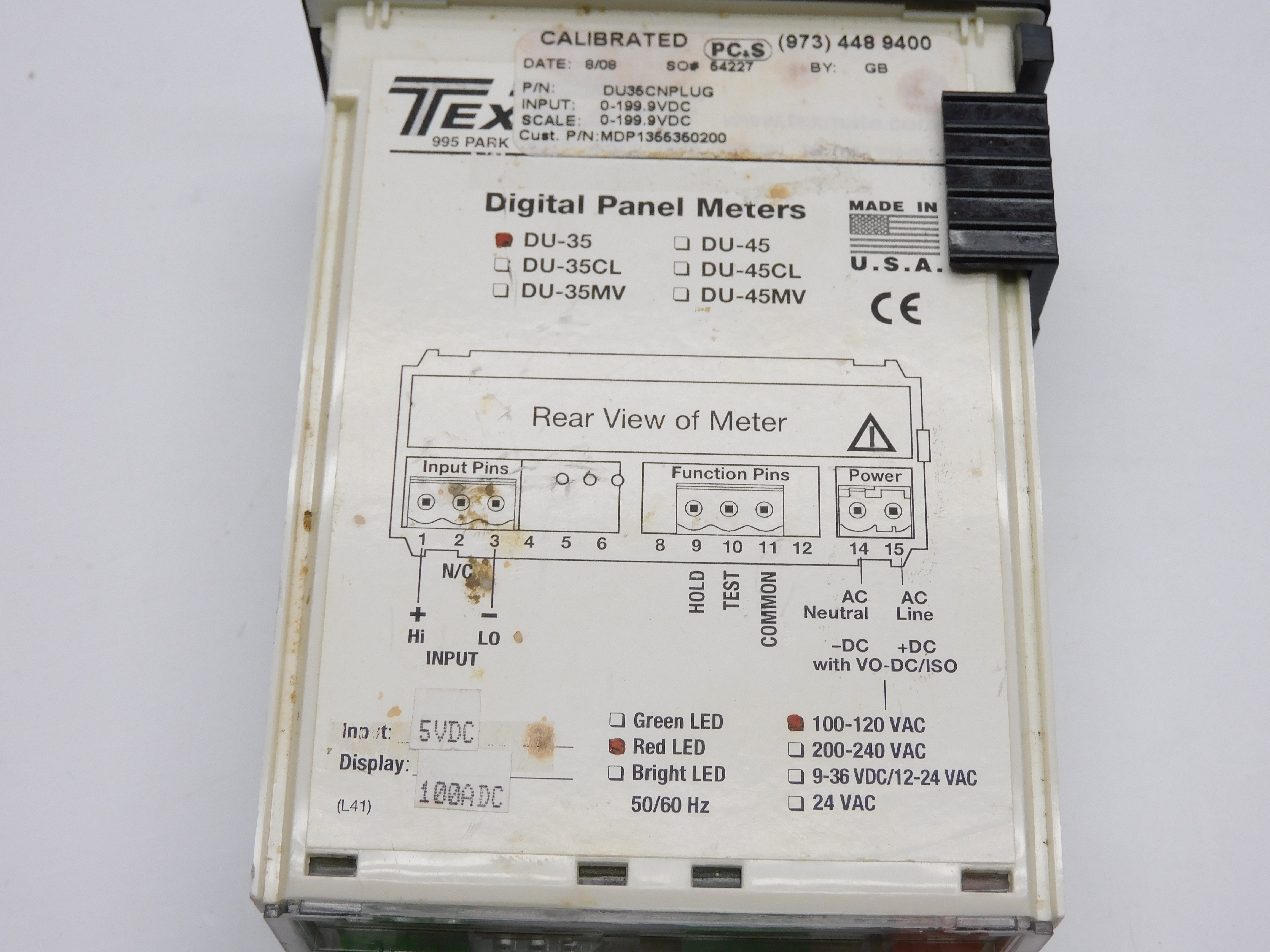 TEXMATE DU-35 100ADC UNMP