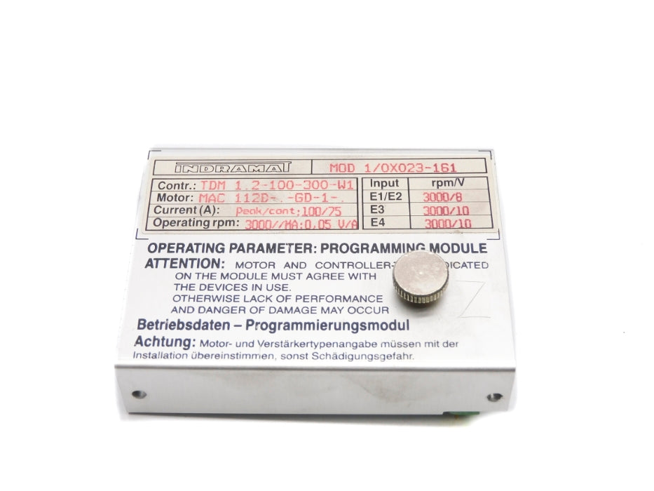INDRAMAT MOD1/0X023-161 UNMP