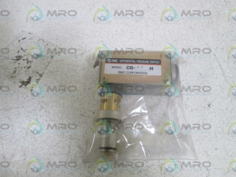 SMC DIFFERENTIAL PRESSURE SWITCH CB-49H *NEW NO BOX*