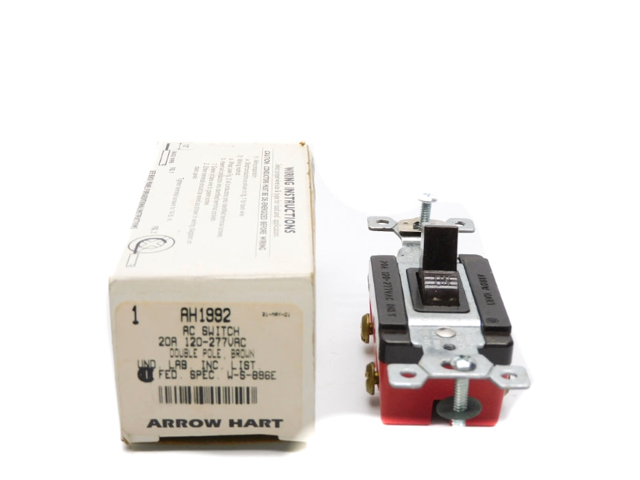 ARROW HART AH1992 120-277VAC 20A NSMP