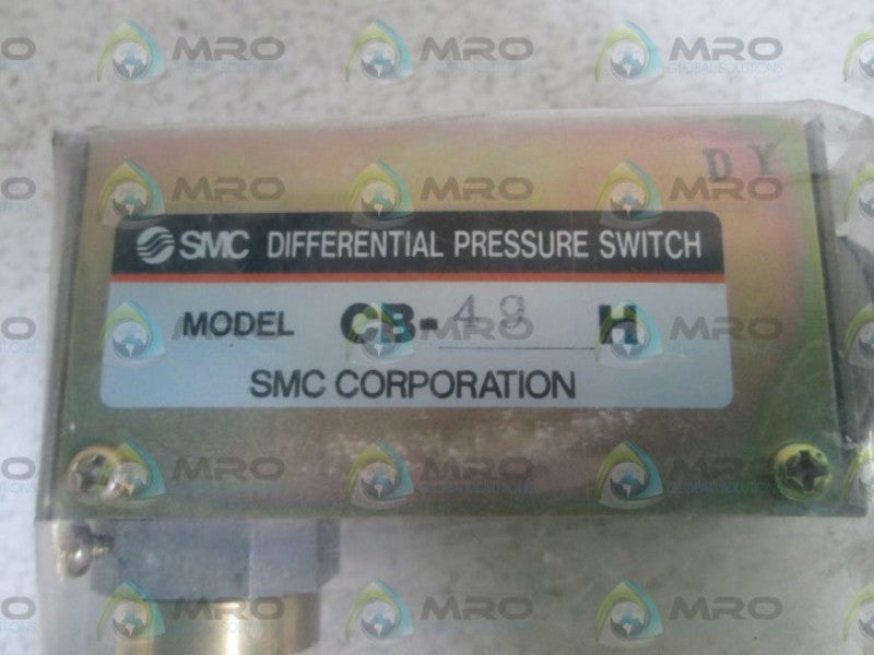 SMC DIFFERENTIAL PRESSURE SWITCH CB-49H *NEW NO BOX*