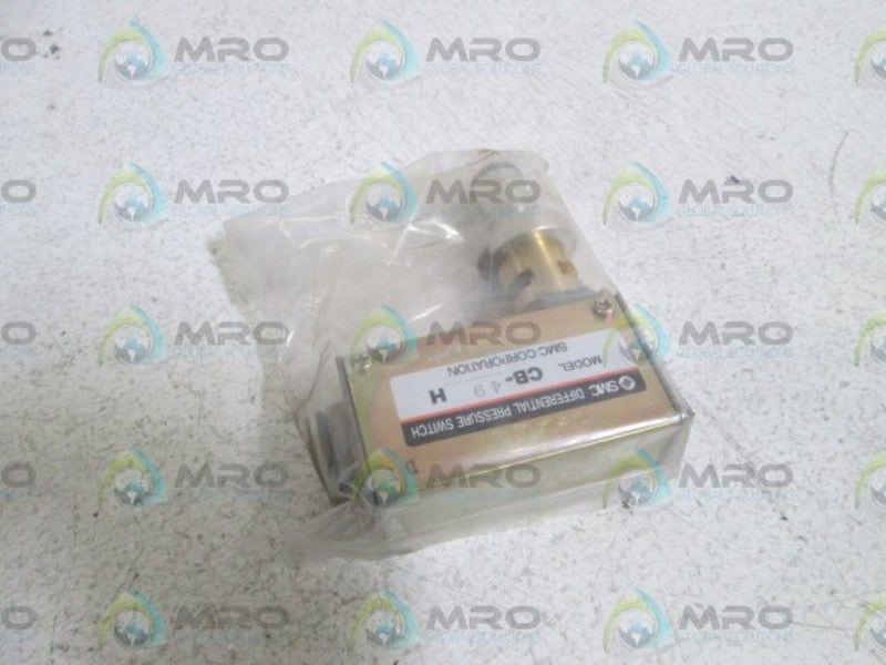 SMC DIFFERENTIAL PRESSURE SWITCH CB-49H *NEW NO BOX*