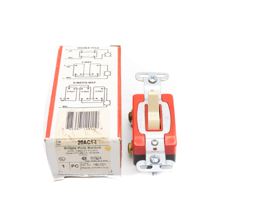 PASS&SEYMOUR LEGRAND 20AC1-I 120/277VAC 20A NSMP