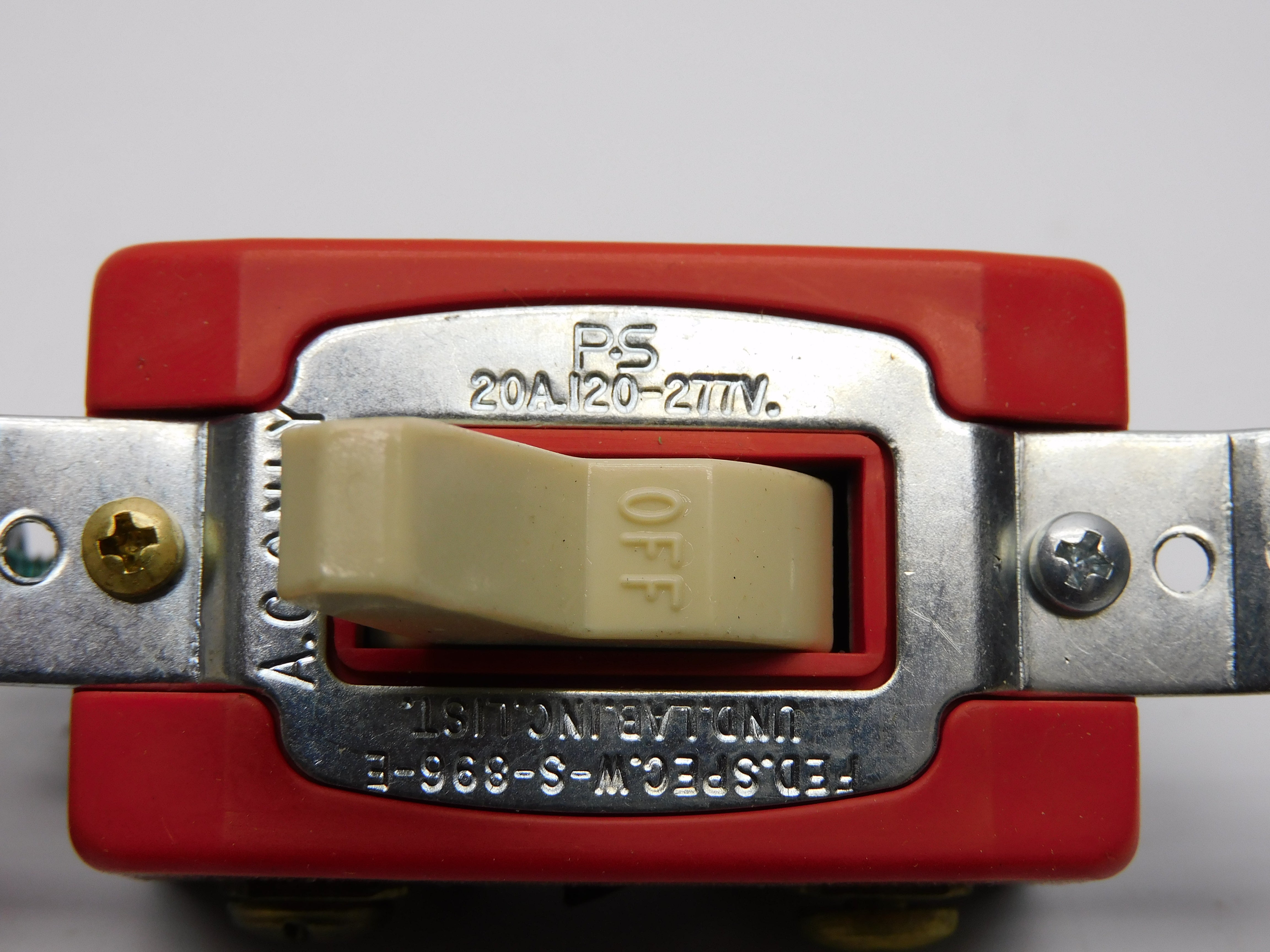PASS&SEYMOUR LEGRAND 20AC1-I 120/277VAC 20A NSMP
