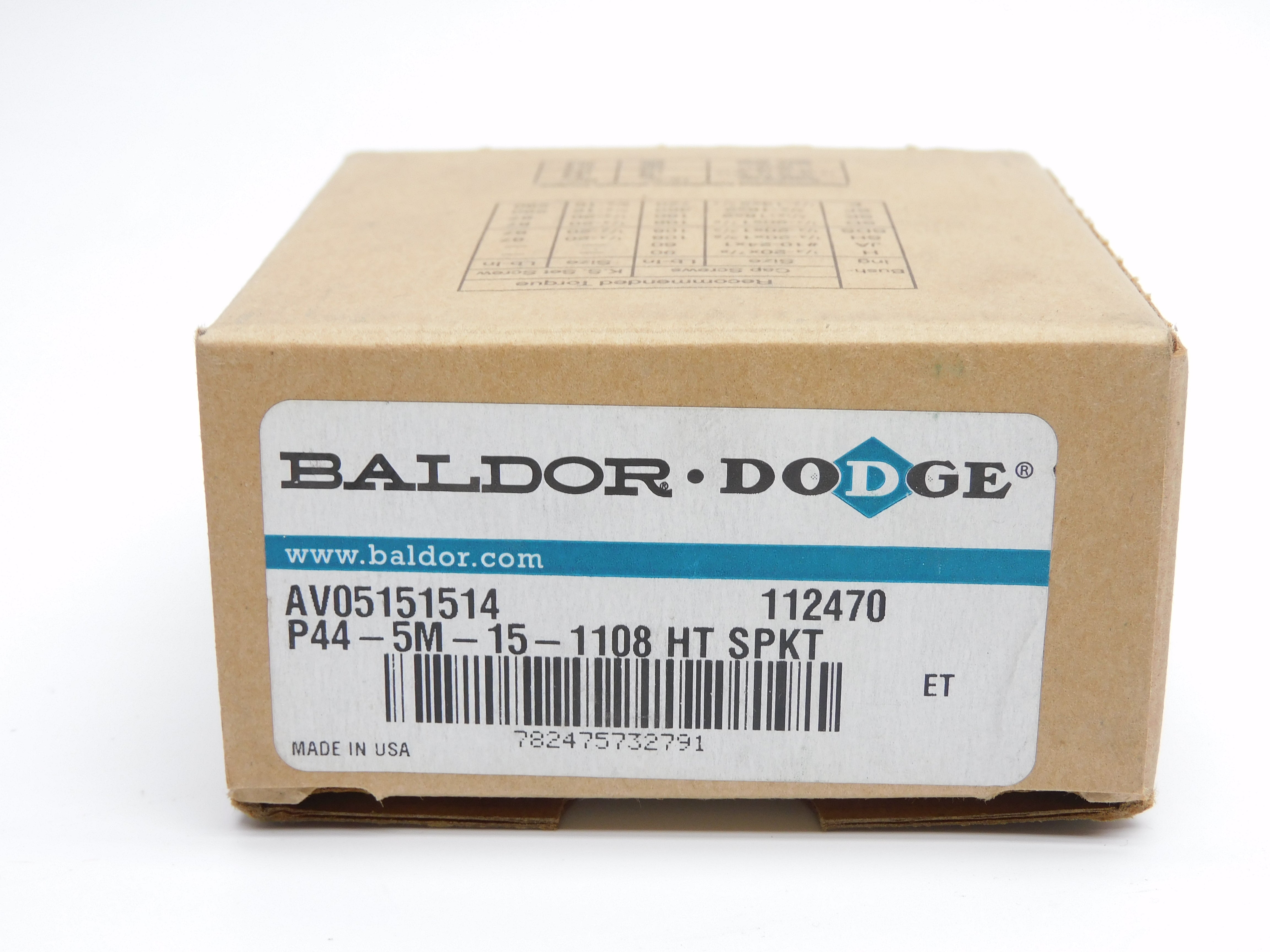 BALDOR P44-5M-15-1108 112470 NSMP
