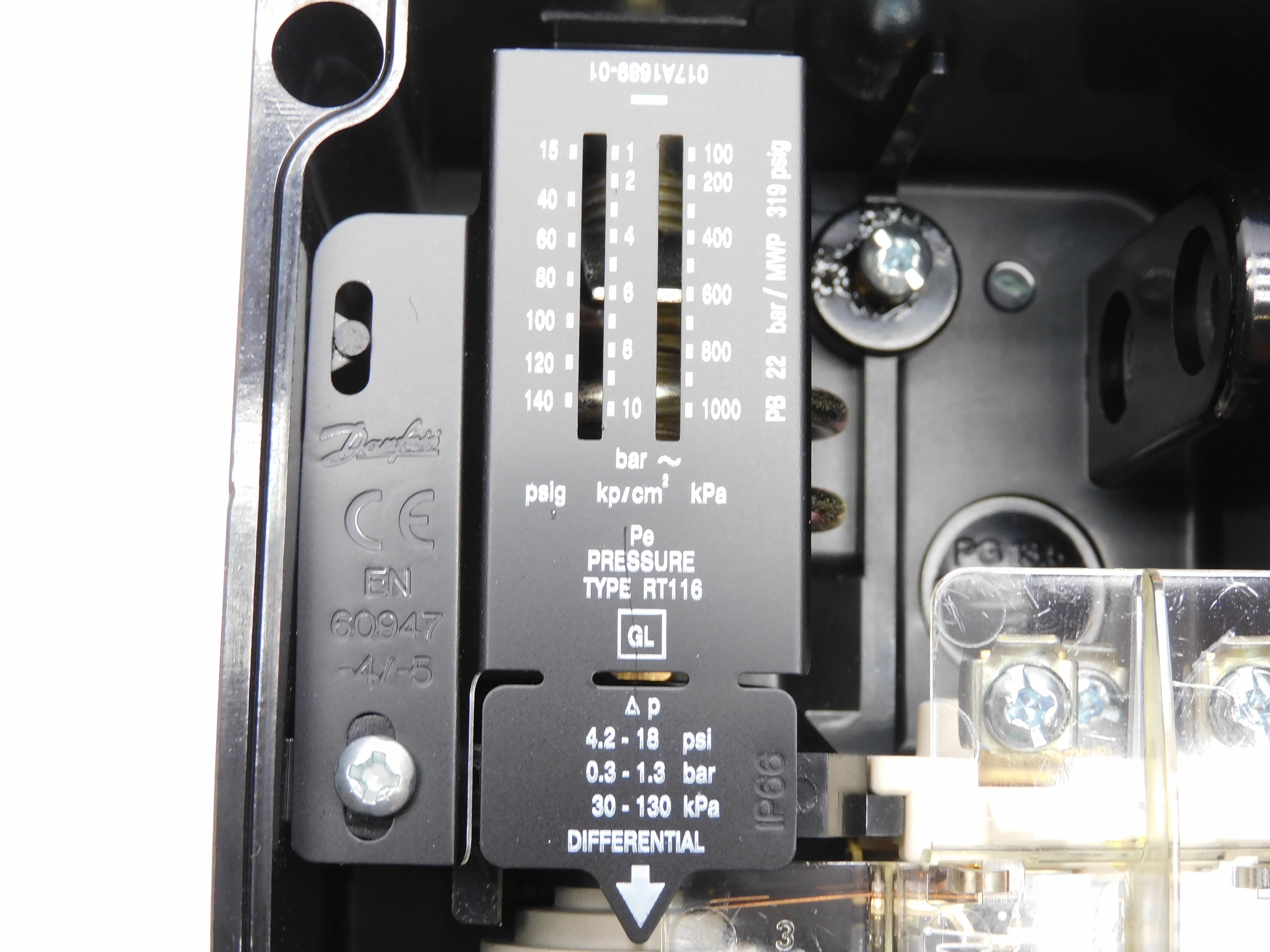 DANFOSS RT116 140PSIG UNMP