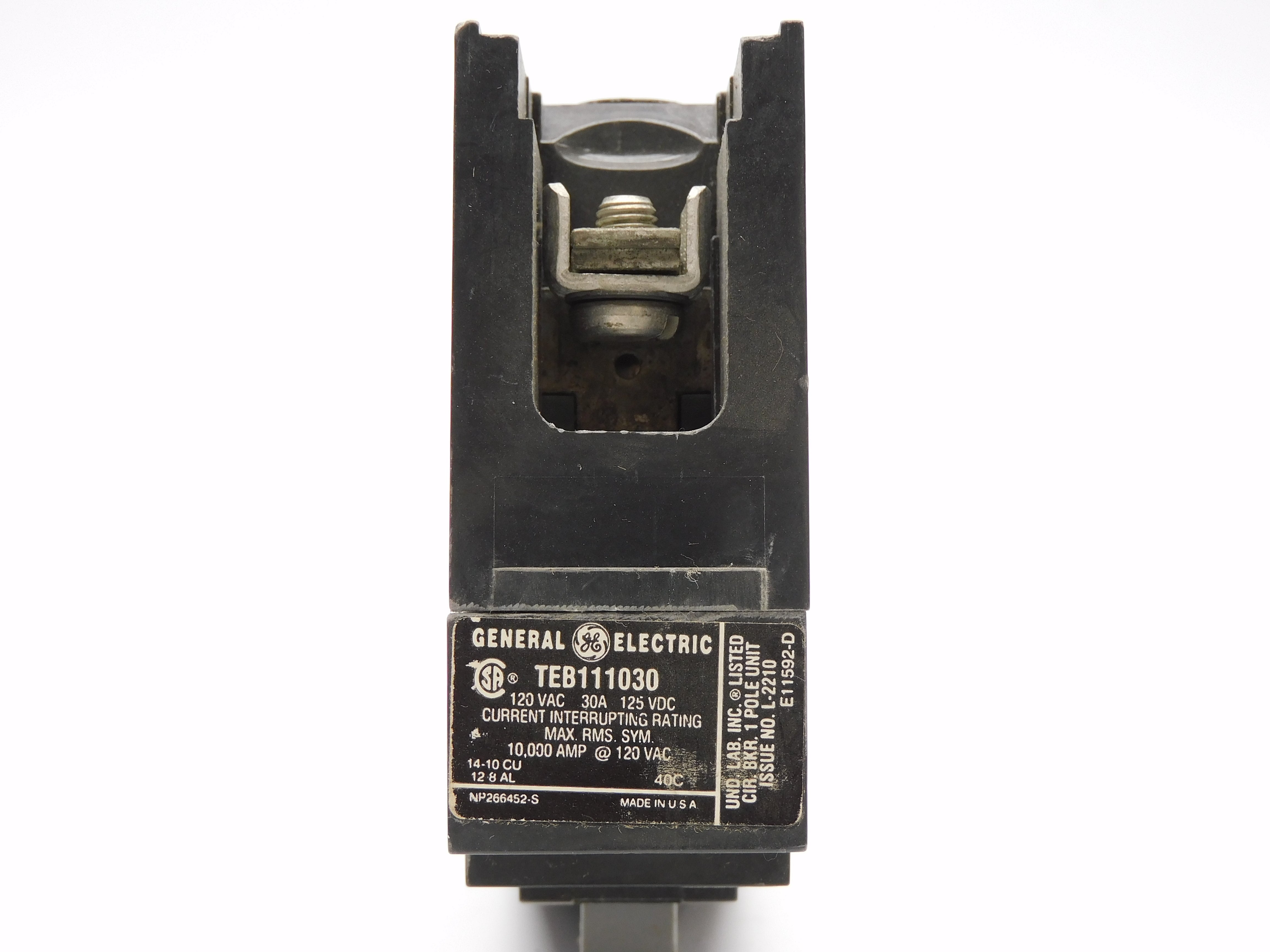 GENERAL ELECTRIC TEB111030WL 30A 120VAC 125VDC NSMP