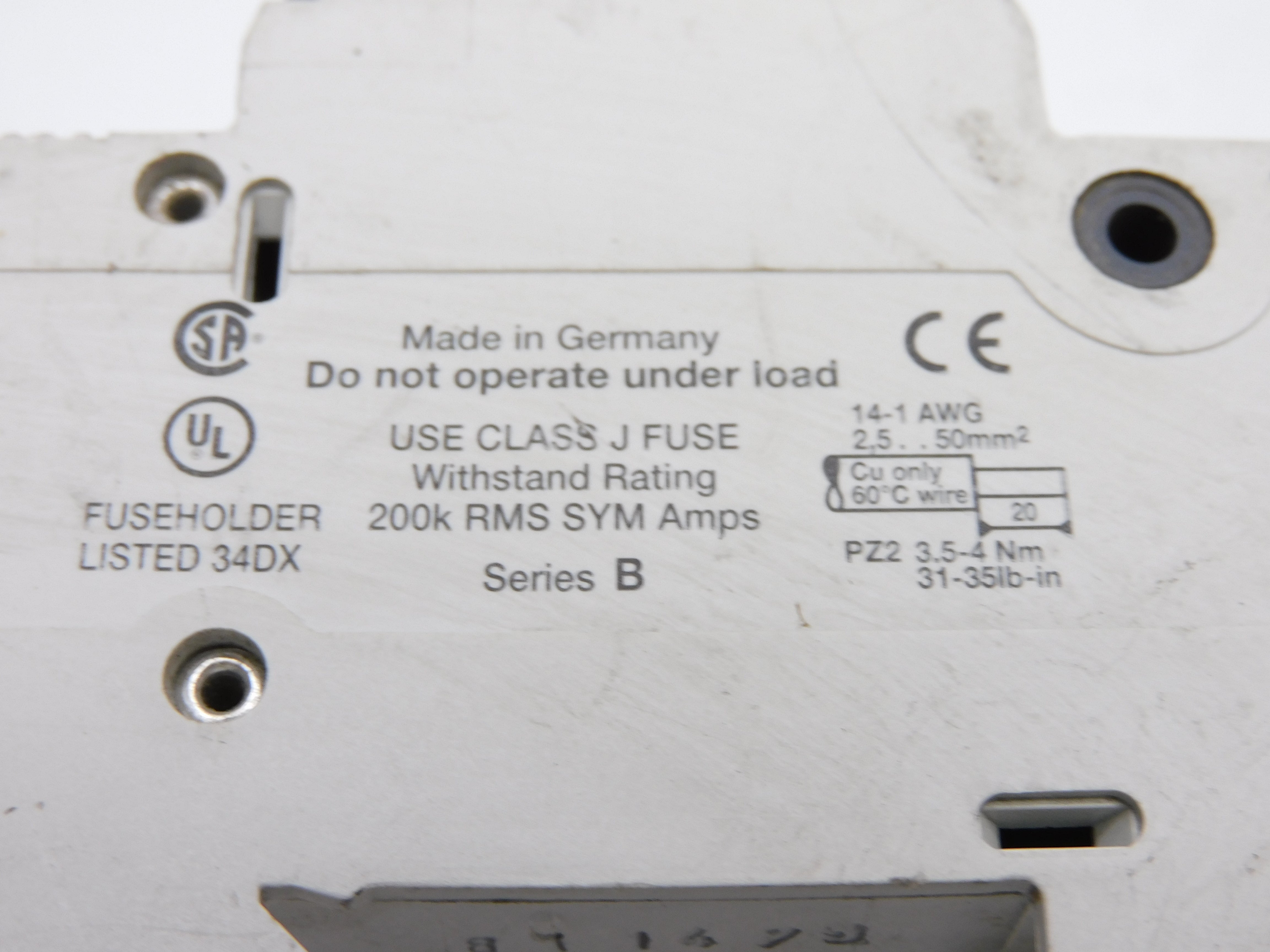 ALLEN BRADLEY 1492-FB3J30-L SER. B 30A UNMP