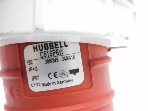 HUBBELL C516P6W UNMP