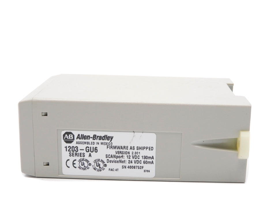 ALLEN BRADLEY 1203-GU6 SER. A F/W 2.001 (BR/WH) NSMP