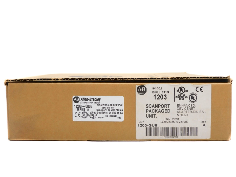 ALLEN BRADLEY 1203-GU6 SER. A F/W 2.001 (BR/WH) NSMP