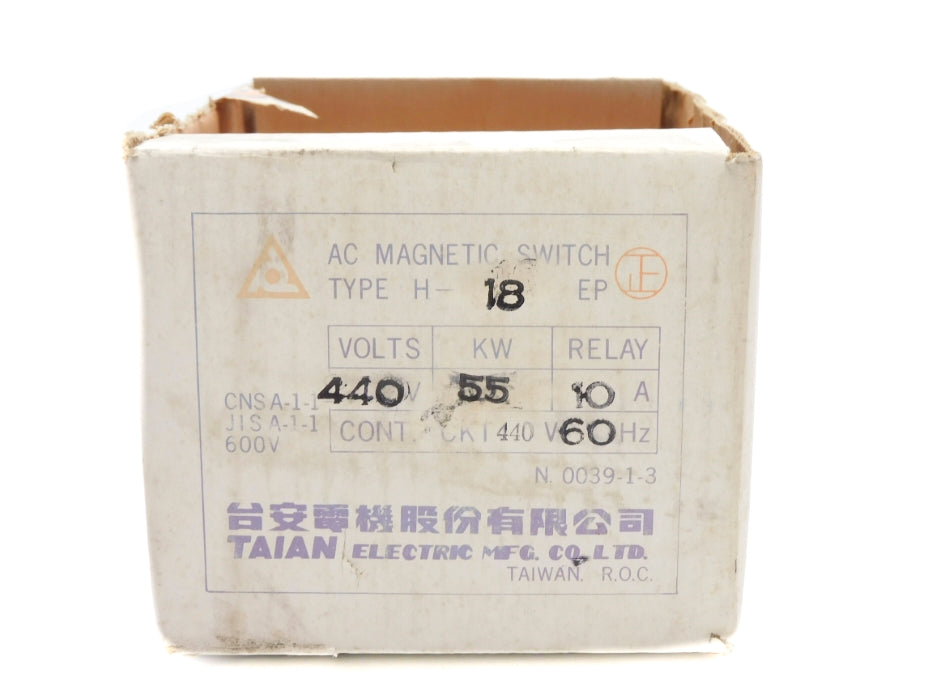 TAIAN ELECTRIC H-18EP NSMP