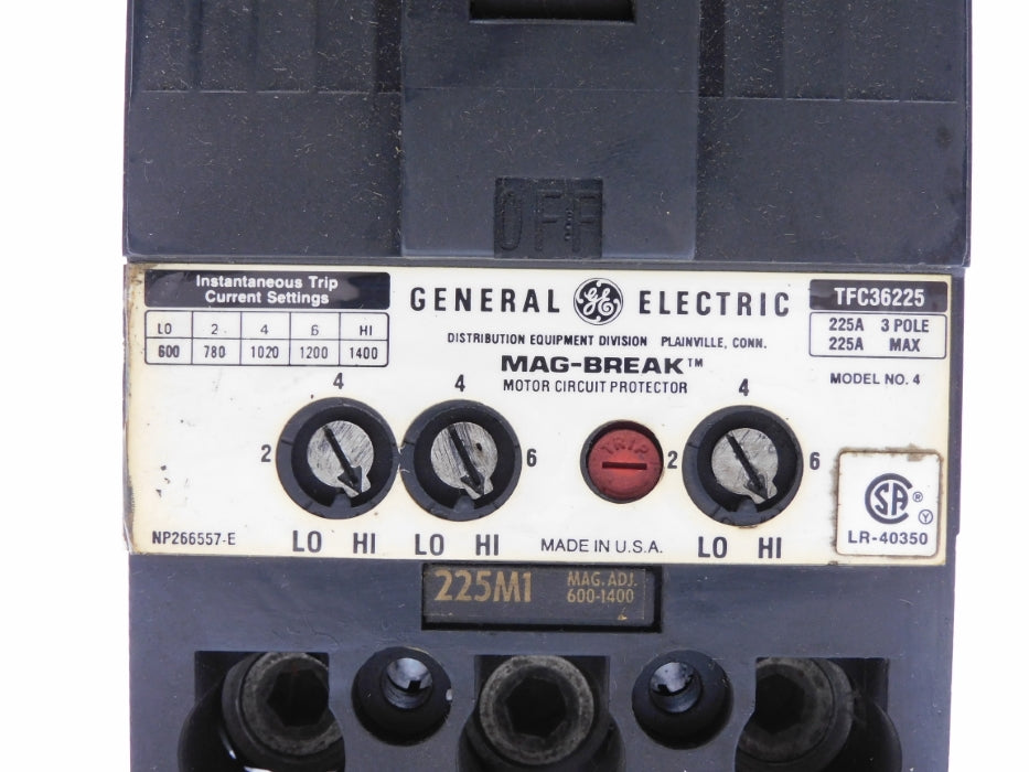 GENERAL ELECTRIC TFC36225 225A UNMP